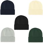 AH15110B Ribbed Cuff rPET Beanie Blank No Imprint